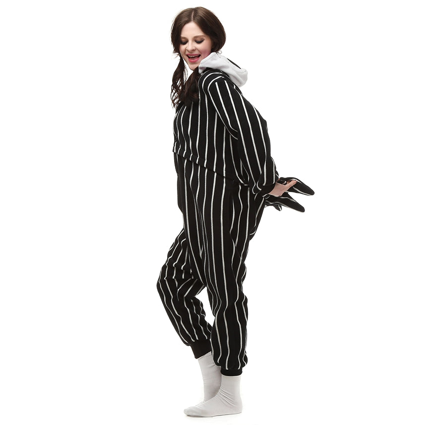 Free Shipping and Ruturns COSANIMAL's Jack Skellington Kigurumi For Halloween