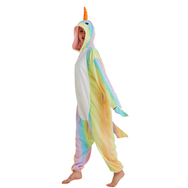 Free Shipping and Ruturns COSANIMAL's Animal Kigurumi - Narwhal