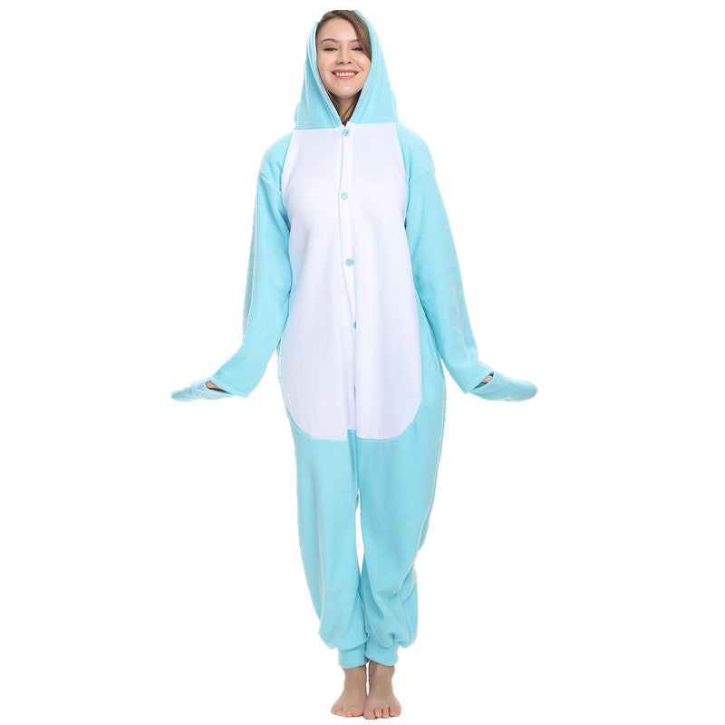 Free Shipping and Ruturns COSANIMAL's Animal Kigurumi - Blue Narwhal