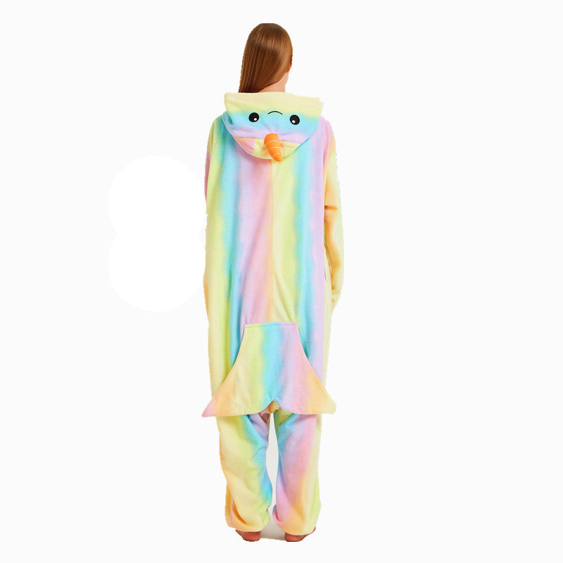 Free Shipping and Ruturns COSANIMAL's Animal Kigurumi - Narwhal