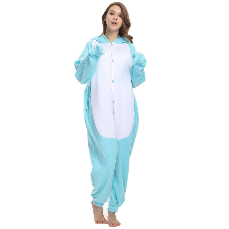 Free Shipping and Ruturns COSANIMAL's Animal Kigurumi - Blue Narwhal