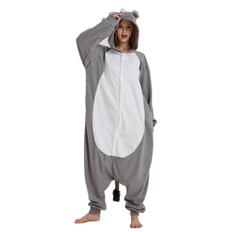 Free Shipping and Ruturns COSANIMAL's Animal Kigurumi - Rhinoceros