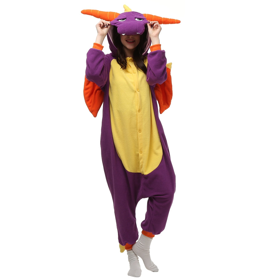 Free Shipping and Ruturns COSANIMAL's Game Kigurumi - Spyro Dragon