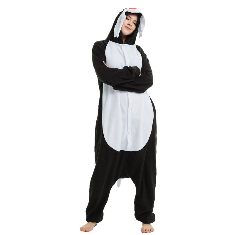 Free Shipping and Ruturns COSANIMAL's Animal Kigurumi - Black Wolf