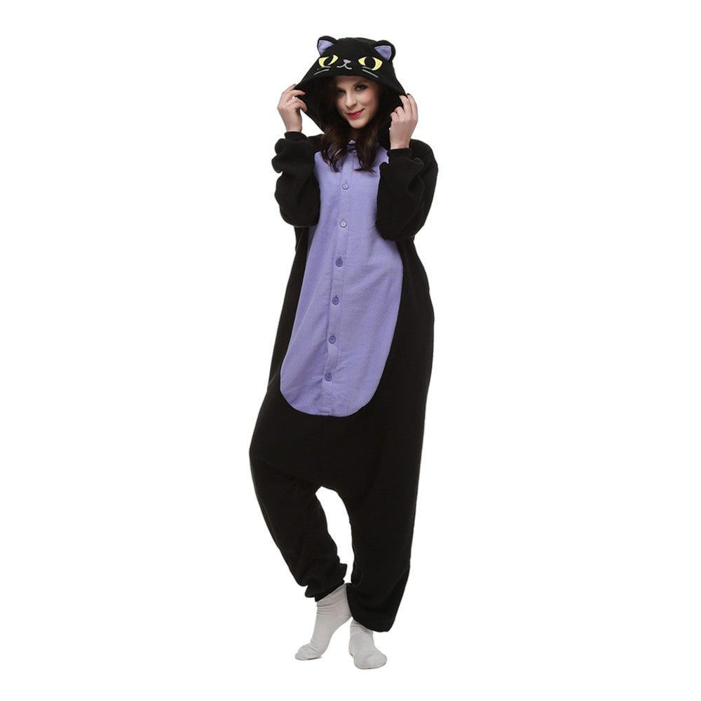 midnight cat kigurumi