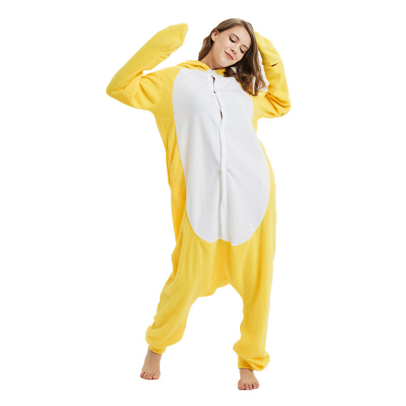 Free Shipping and Ruturns COSANIMAL's Animal Kigurumi - Yellow Chick