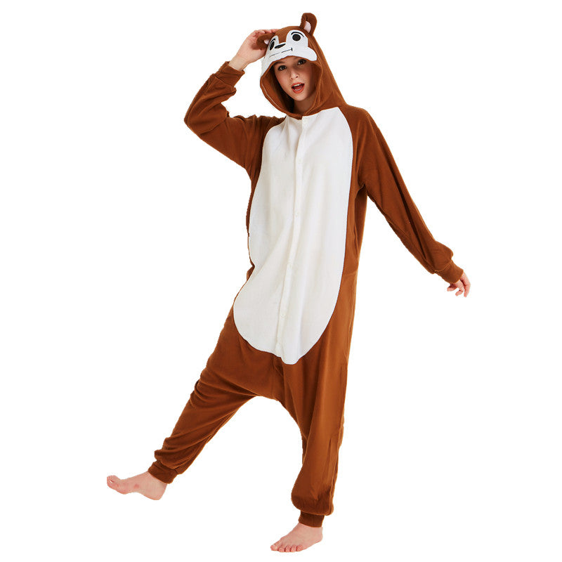 Free Shipping and Ruturns COSANIMAL's Animal Kigurumi - Chipmunk