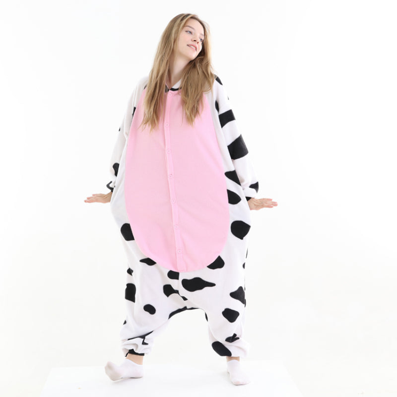 Free Shipping and Ruturns COSANIMAL's Animal Kigurumi - Cow Onesie