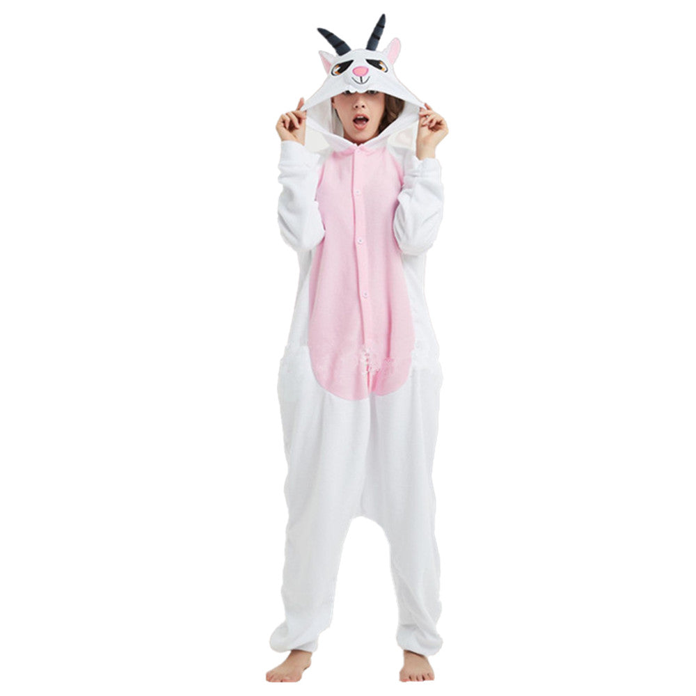 Free Shipping and Ruturns COSANIMAL's Animal Kigurumi - Goat Onesie