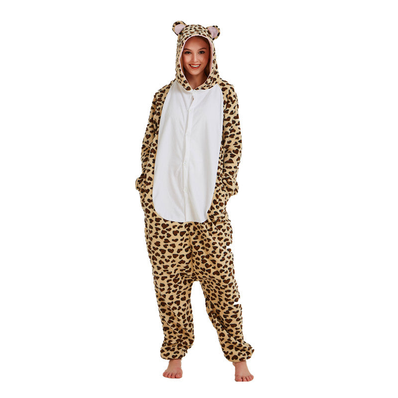 Free Shipping and Ruturns COSANIMAL's Animal Kigurumi - Leopard Onesie