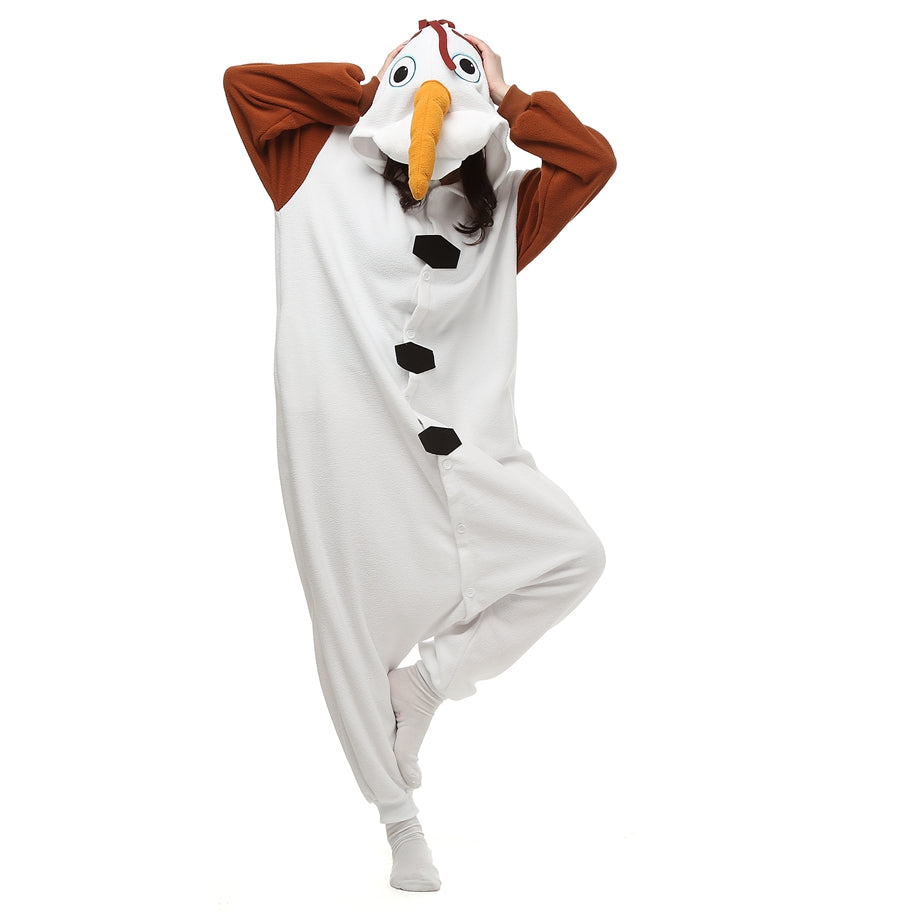 Free Shipping and Ruturns COSANIMAL's Cartoon Kigurumi - Snowman