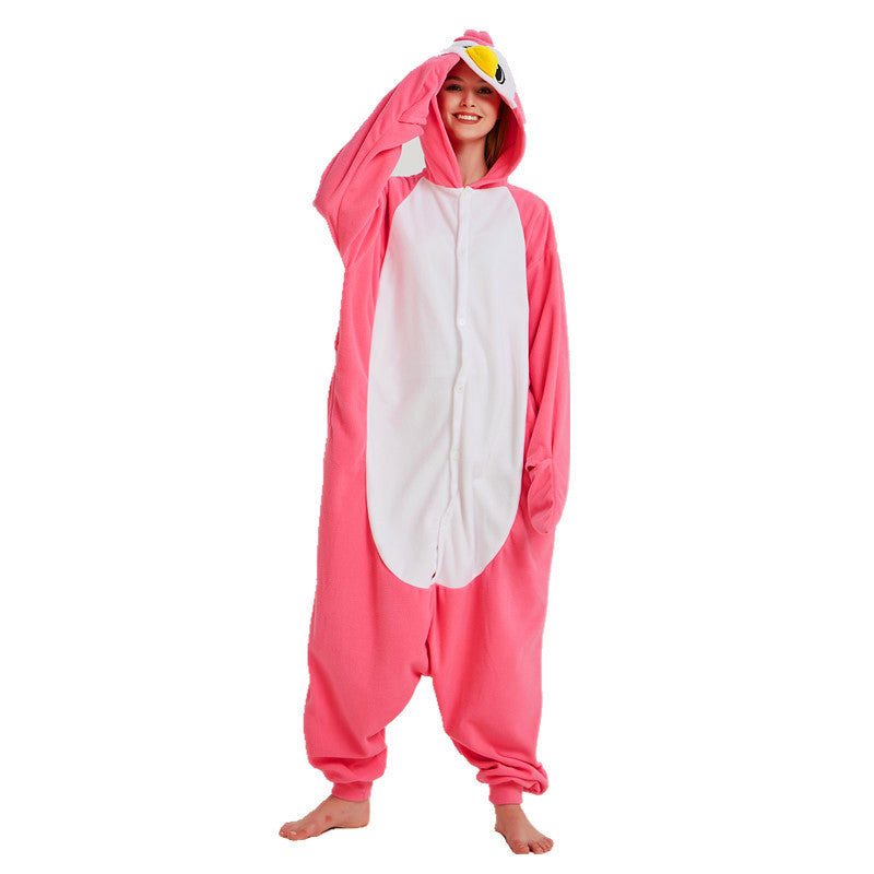 Free Shipping and Ruturns COSANIMAL's Animal Kigurumi - Pink Penguin