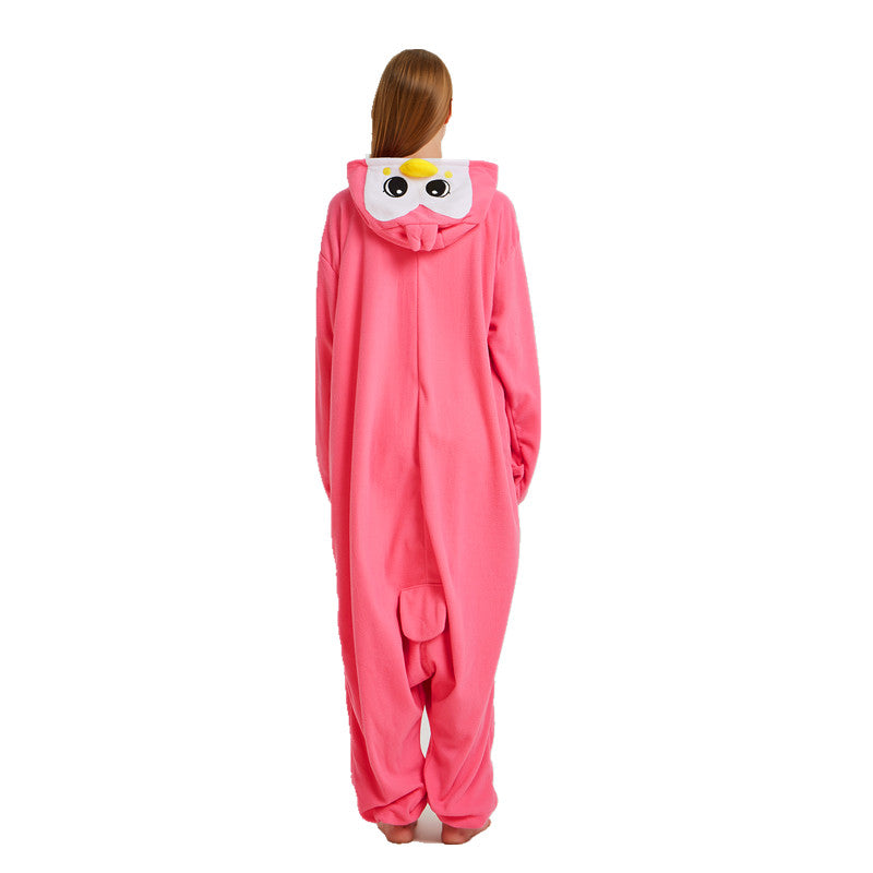 Free Shipping and Ruturns COSANIMAL's Animal Kigurumi - Pink Penguin