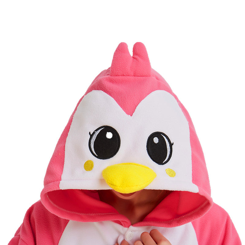 Free Shipping and Ruturns COSANIMAL's Animal Kigurumi - Pink Penguin