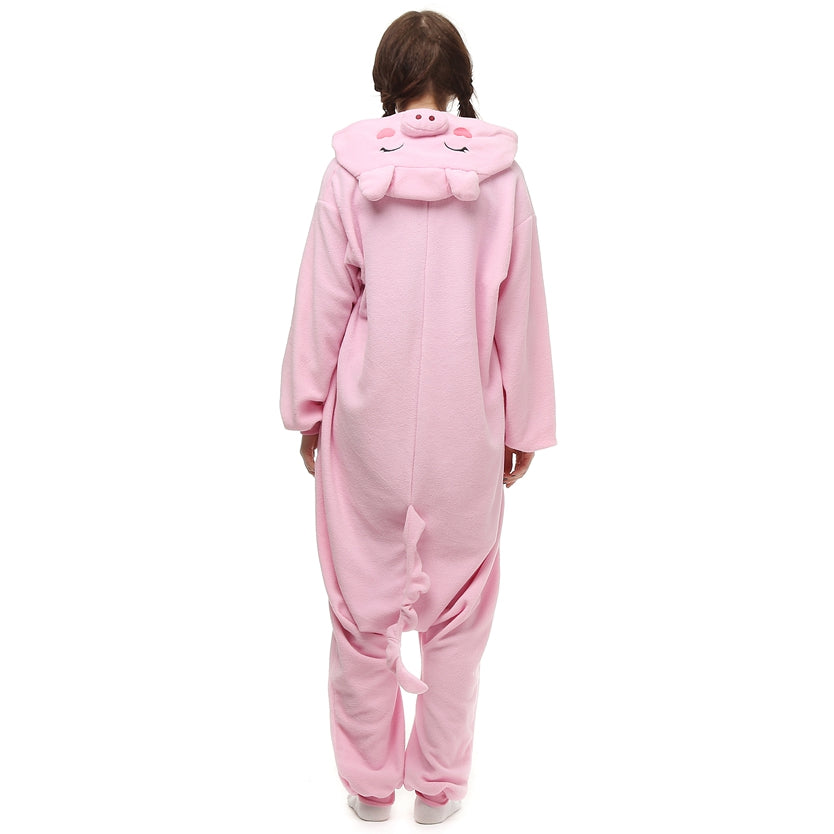 Free Shipping and Ruturns COSANIMAL's Animal Kigurumi - Pink Pig