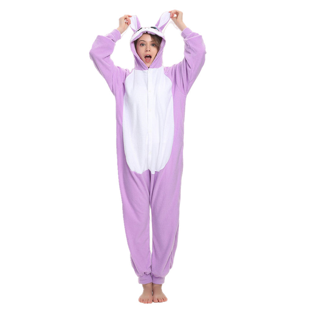 Purple Rabbit onesie