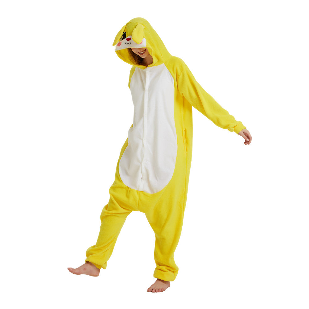 Free Shipping and Ruturns COSANIMAL's Animal Kigurumi - Yellow Rabbit