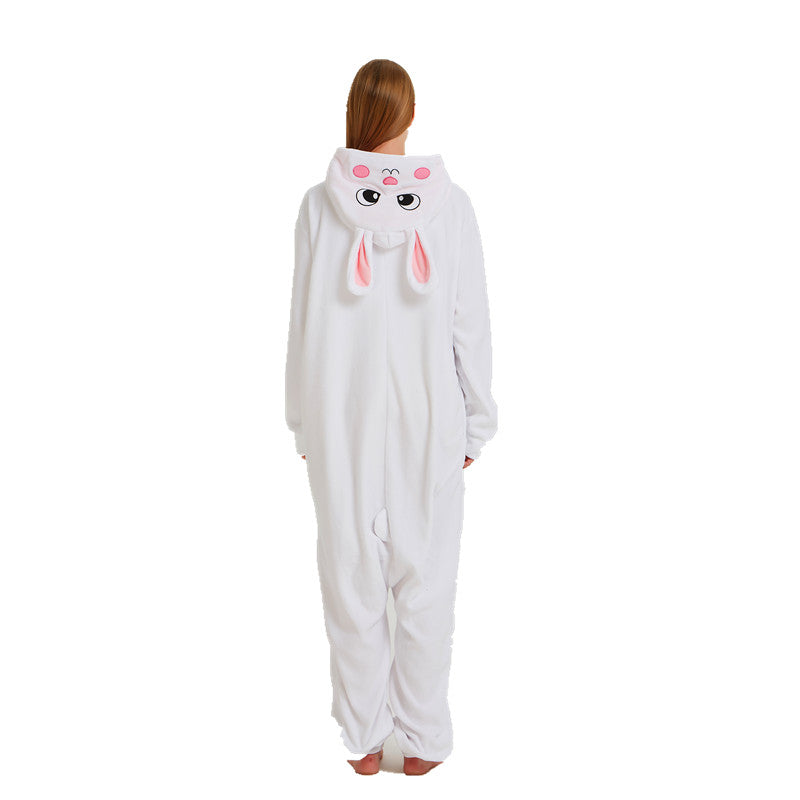 Free Shipping and Ruturns COSANIMAL's Animal Kigurumi - White Rabbit