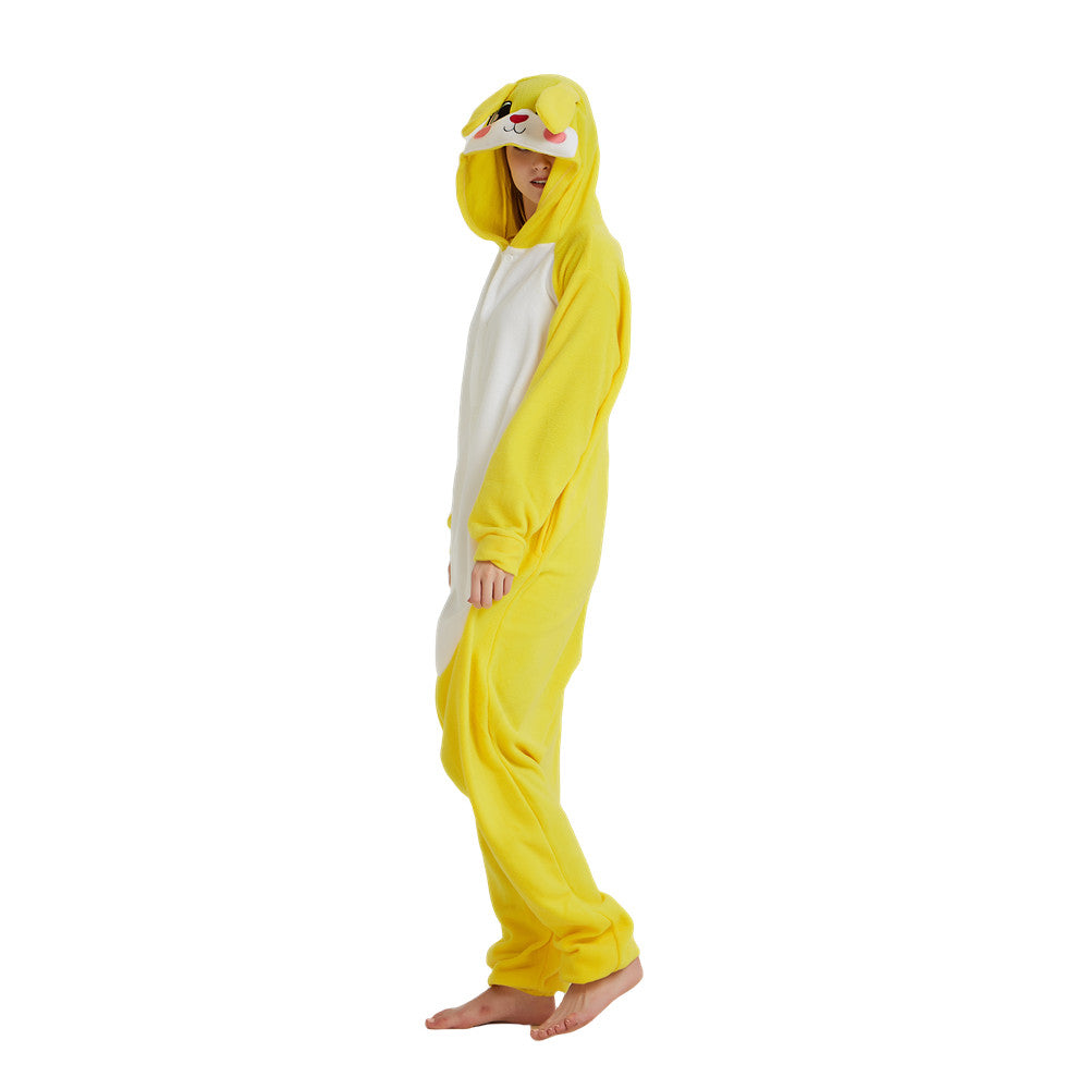 Free Shipping and Ruturns COSANIMAL's Animal Kigurumi - Yellow Rabbit