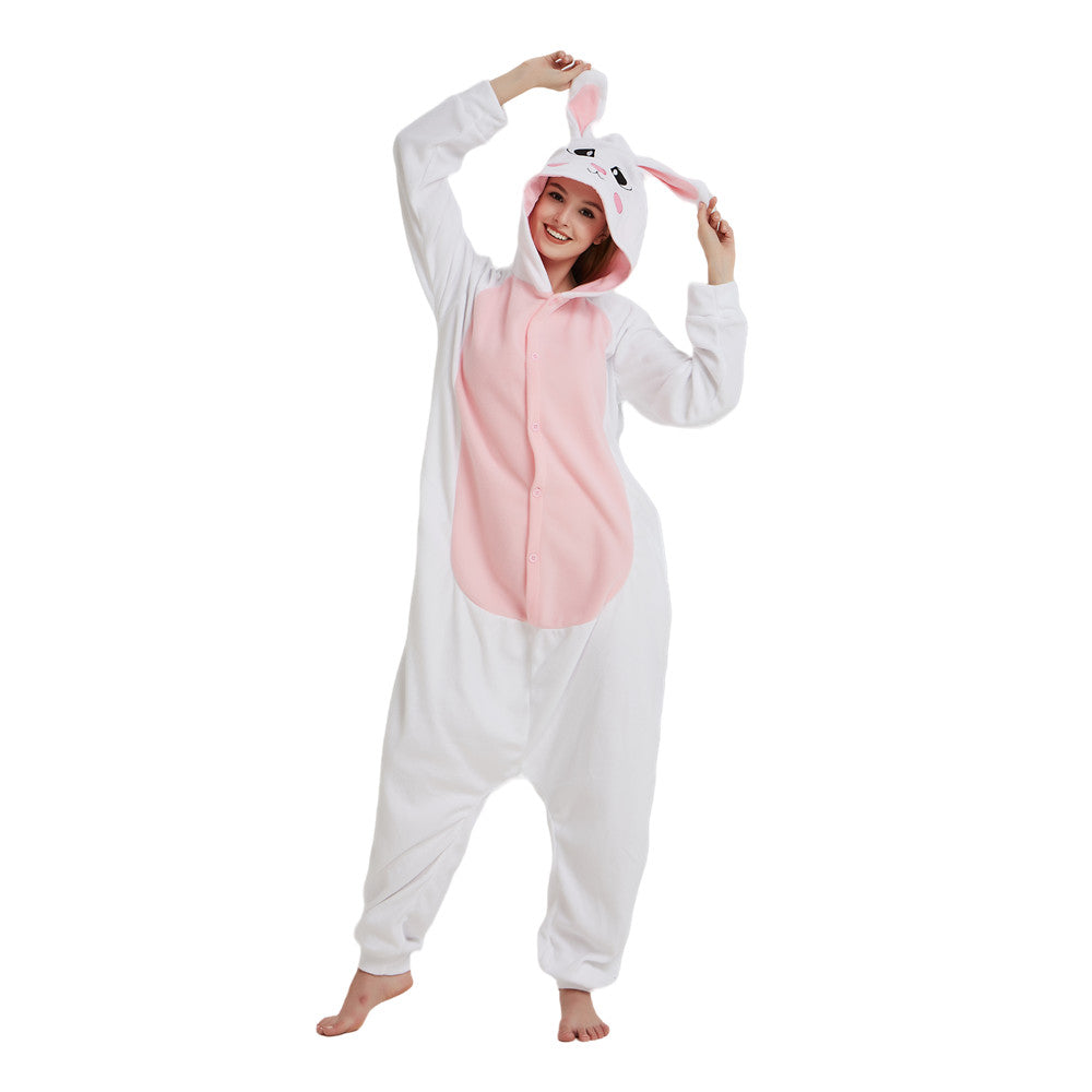 Free Shipping and Ruturns COSANIMAL's Animal Kigurumi - White Rabbit