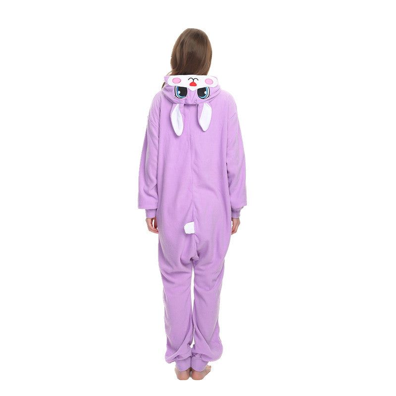 Free Shipping and Ruturns COSANIMAL's Animal Kigurumi - Purple Rabbit