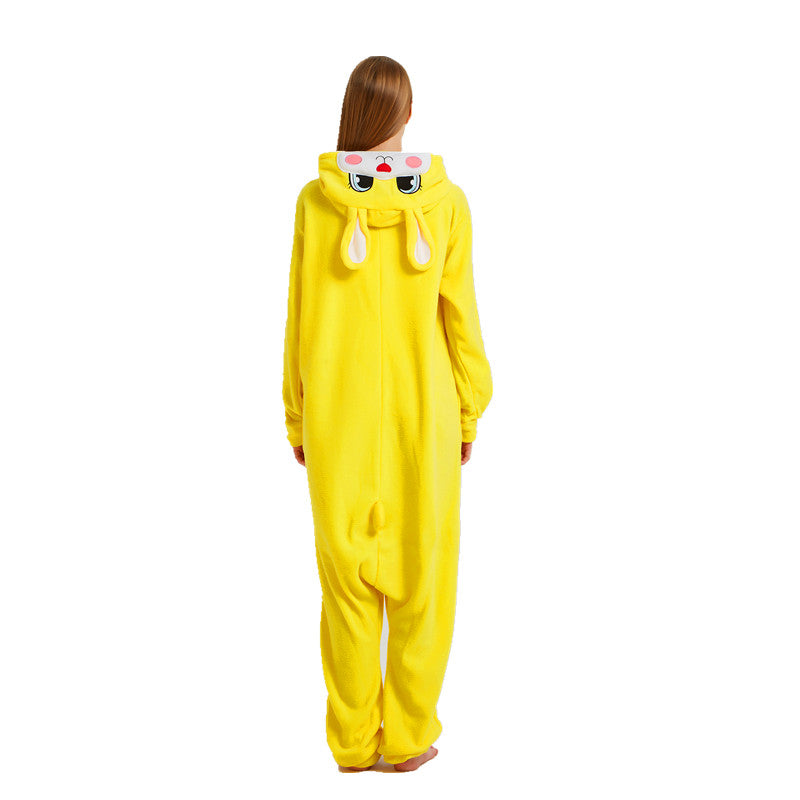 Free Shipping and Ruturns COSANIMAL's Animal Kigurumi - Yellow Rabbit