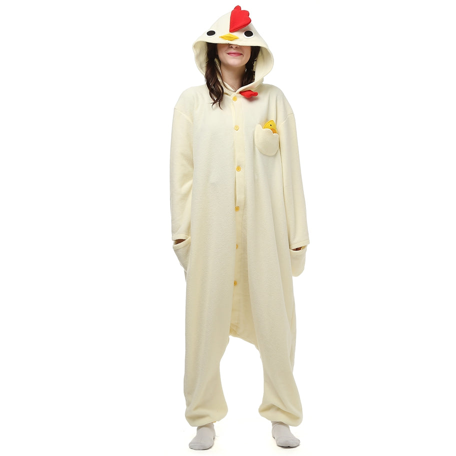 Free Shipping and Ruturns COSANIMAL's Animal Kigurumi - White Rooster