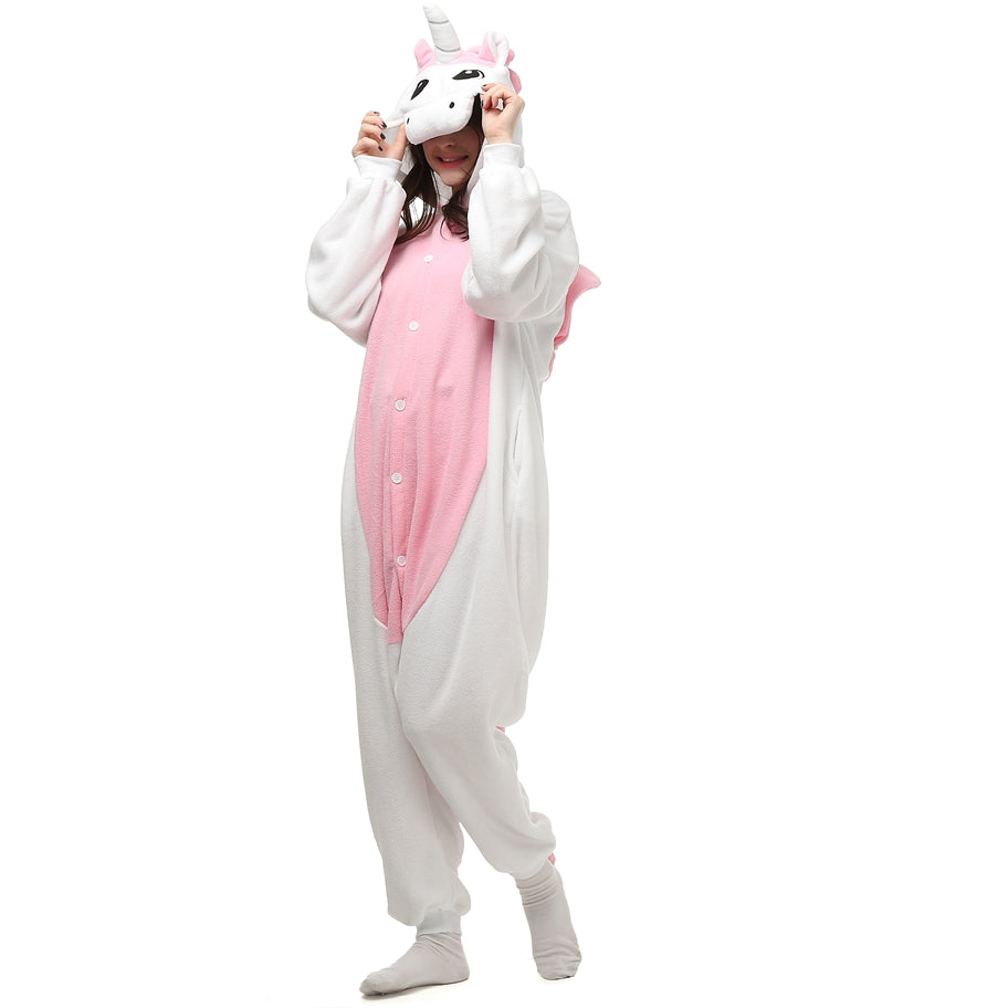 Free Shipping and Ruturns COSANIMAL's Cartoon Kigurumi - Pink Unicorn